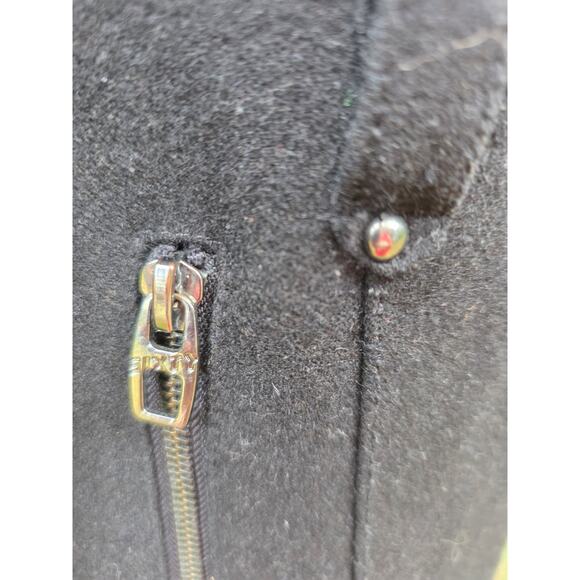 Miss Sixty Jacket Thigh Length Size Small Black - Picture 5 of 6